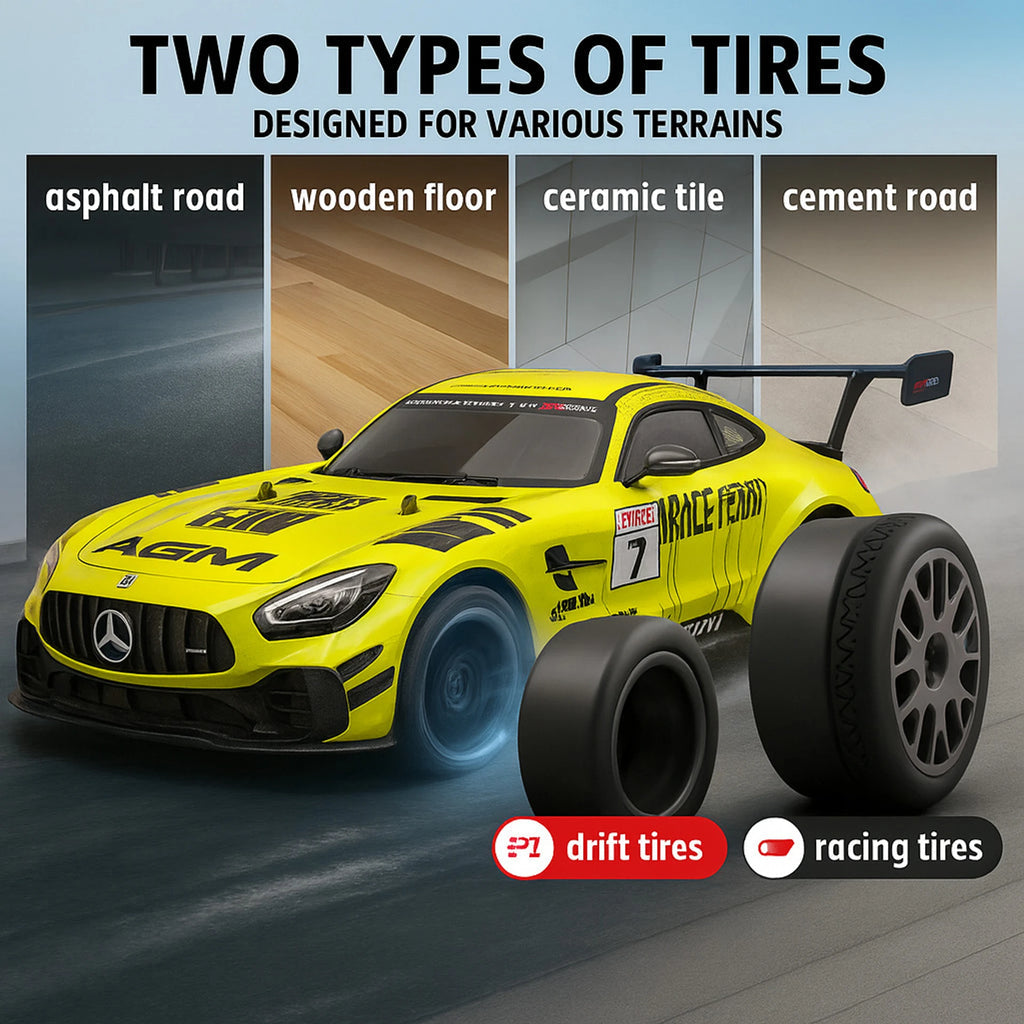 1:16 Scale 4WD Drift RC Car – High-Speed Racing Car with Proportional Steering & Throttle