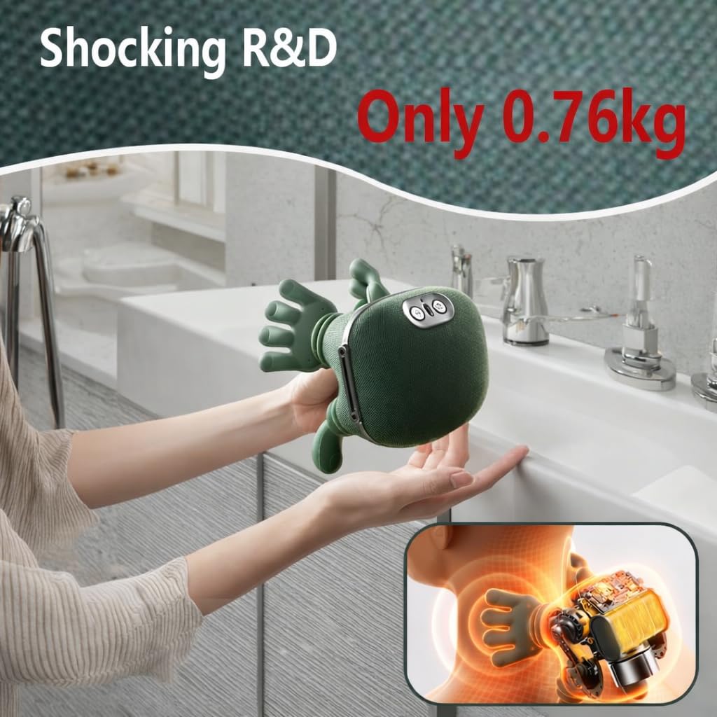 GripEase Hands-Free Neck & Shoulder Massager..