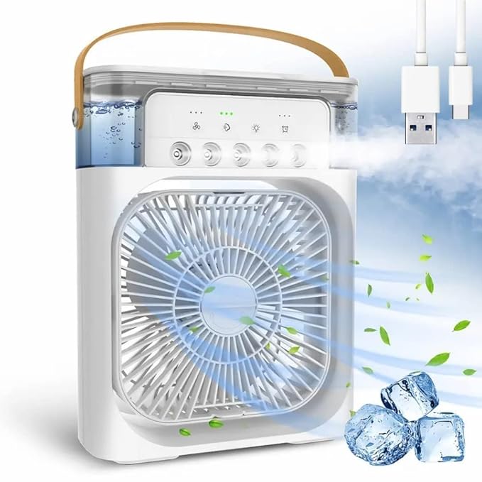 ❄️ Portable Evaporative Air Cooler with Mist Function fan..