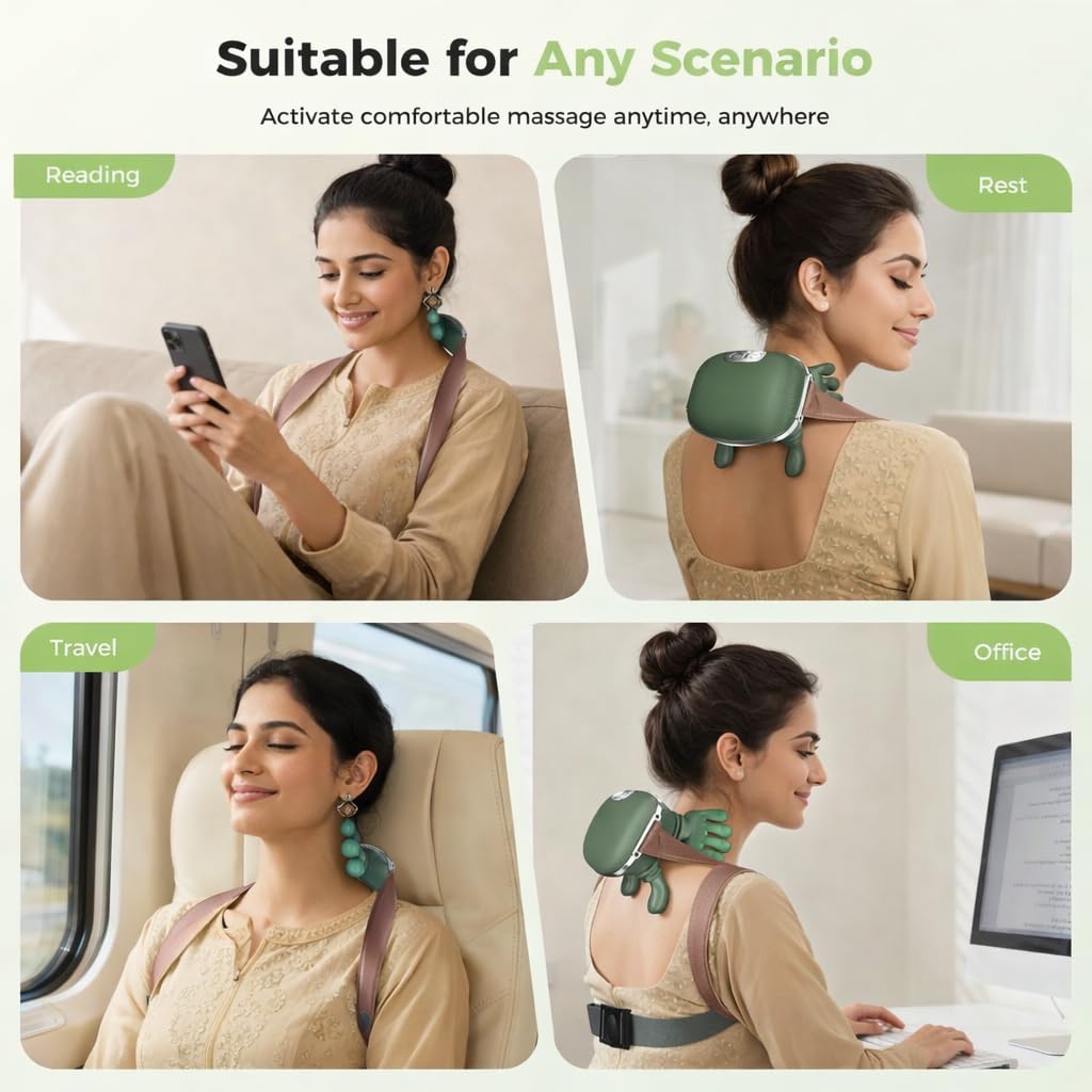 GripEase Hands-Free Neck & Shoulder Massager..