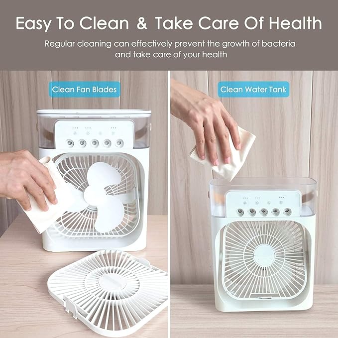 ❄️ Portable Evaporative Air Cooler with Mist Function fan..