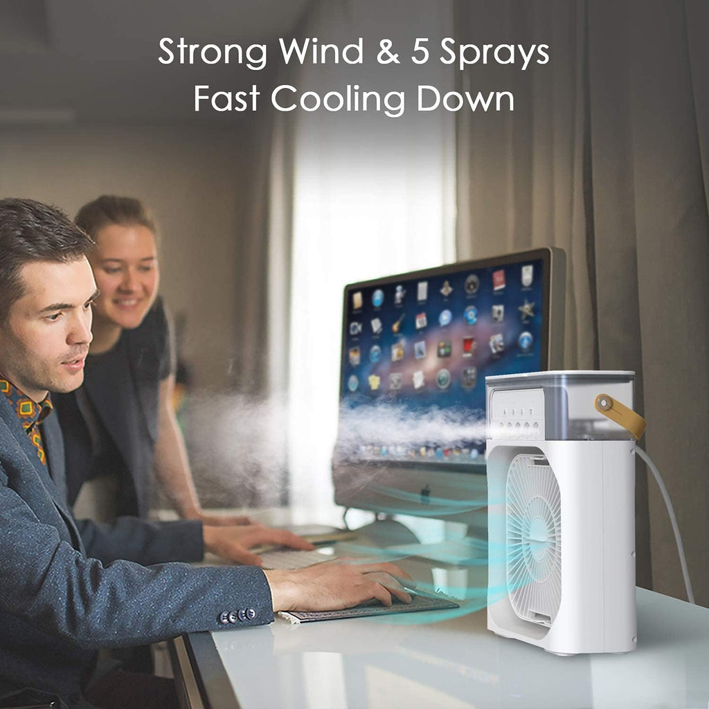 ❄️ Portable Evaporative Air Cooler with Mist Function fan..