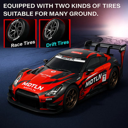 1:16 Scale 4WD RC Drift Racing Car – High-Speed Remote Control Car with Race & Drift Tires