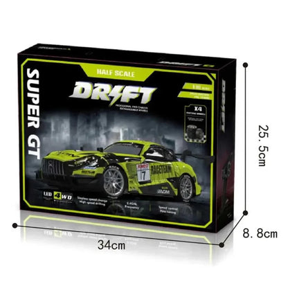 1:16 Scale 4WD Drift RC Car – High-Speed Racing Car with Proportional Steering & Throttle